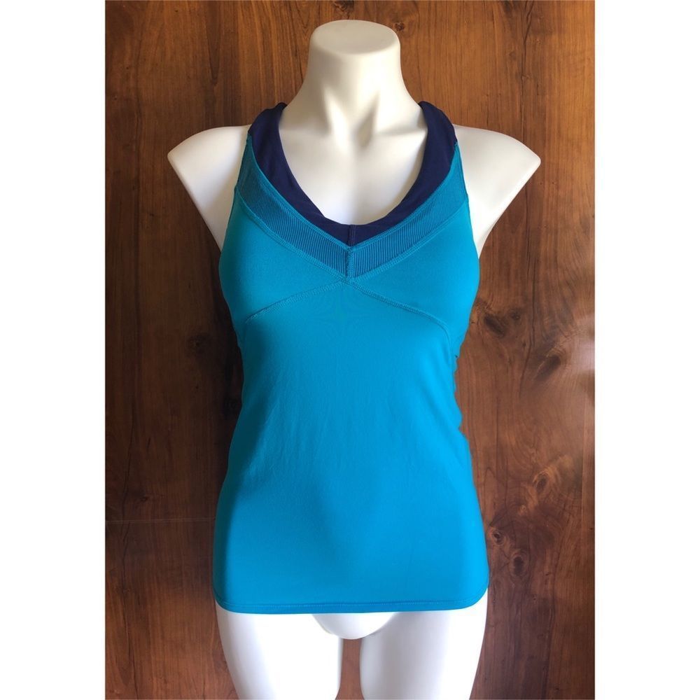 Lucy Blue Athletic Tank Top